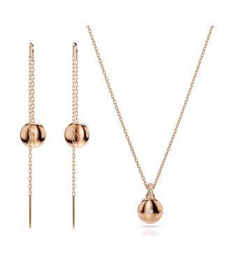 White, Rose Gold-Tone Meteora Set, 2 Piece