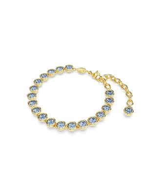 Round Cut, Blue, Gold-Tone Imber Bracelet