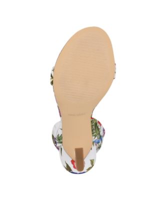 Women's Kelsie Ankle Wrap Sculpted Heel Sandals