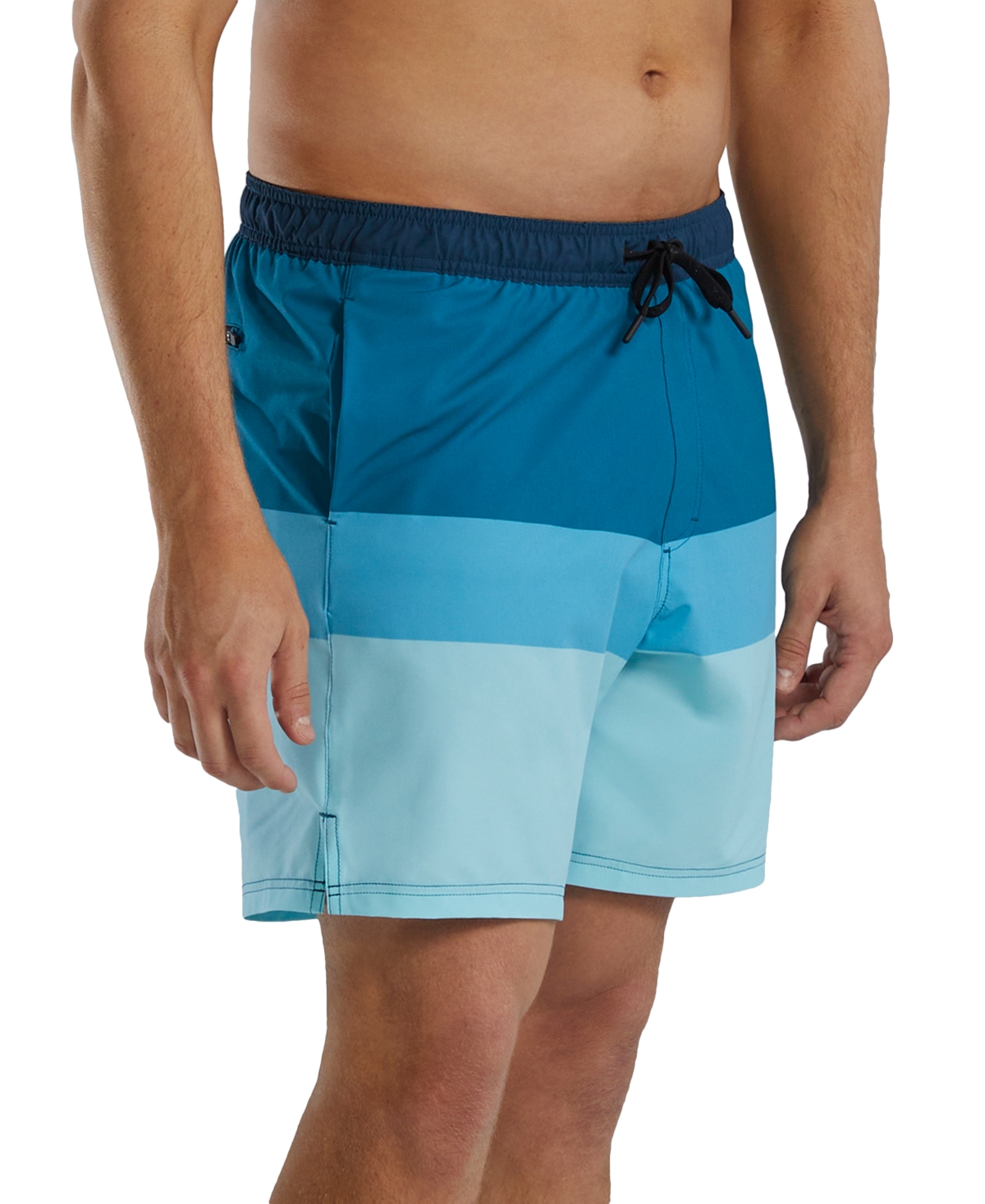 Shop Tyr Men's Skua Color Block Performance 7" Volley Shorts In Teal,multi