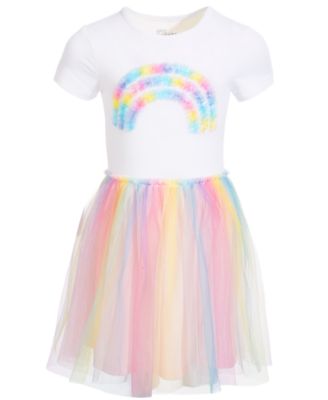 Epic Threads - Toddler & Little Girls Rainbow Tulle Dress