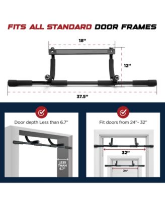 Pull up bar Doorway Heavy Duty Chin up bar Trainer for Home Gym Doorway Pull up bar or dip bar
