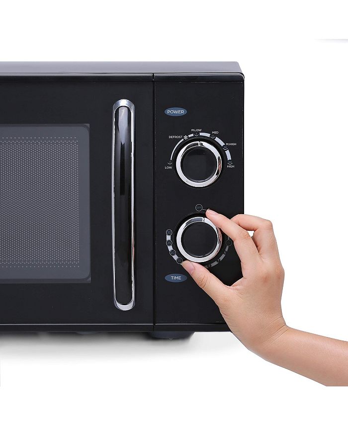 Commercial Chef 0.9 Cu. Ft. Black Counter Top Microwave Macy's