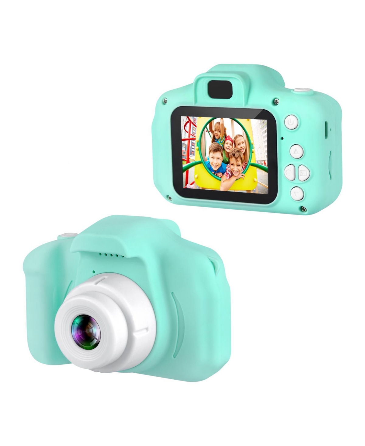 Dartwood 1080p Digital Camera For Kids With 2" Color Display Screen And Micro-sd Card Slot In Green