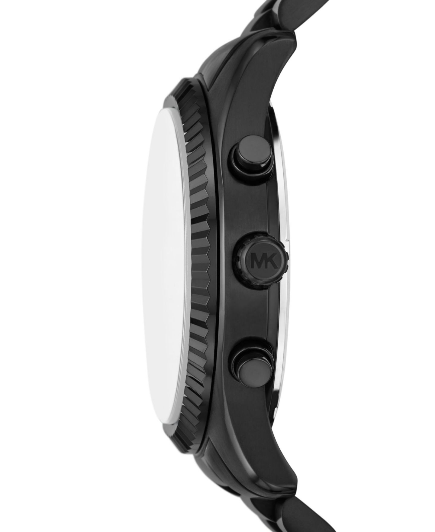 Мужские часы Michael Kors Lexington Chronograph Black Ion Plated Stainless Steel Watch 44mm — фото 2