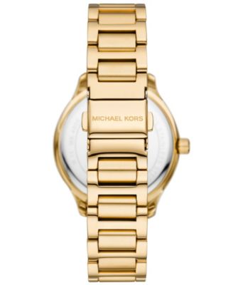 Women's Sage Three-Hand Gold-Tone Stainless Steel Watch 38mm