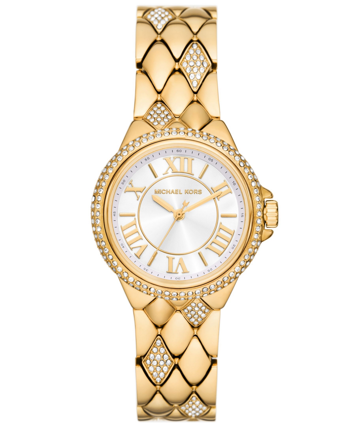 Michael Kors Women's Camille Three-hand Gold-tone Stainless Steel Watch 33mm