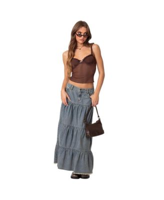 Womens Mercy Sheer Mesh Bra Top