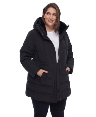 Plus Size Kootney Mid-Length Parka Coat