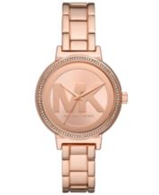 Macy's mk watches rose hot sale gold