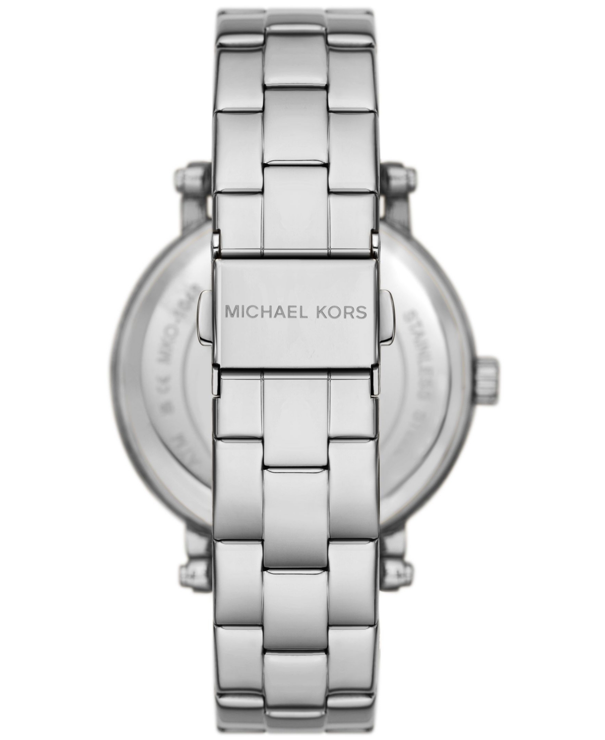 Michael Kors Women's Corey Three-Hand Silver-Tone Stainless Steel Watch 38mm - Silver-Tone