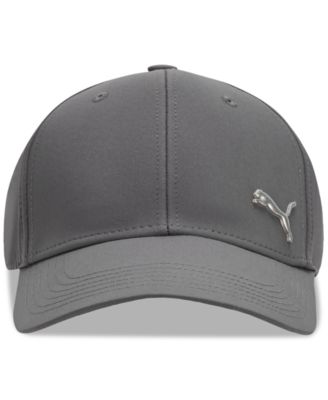 Men's Alloy Solid Color Cat Logo Stretch Fit Cap
