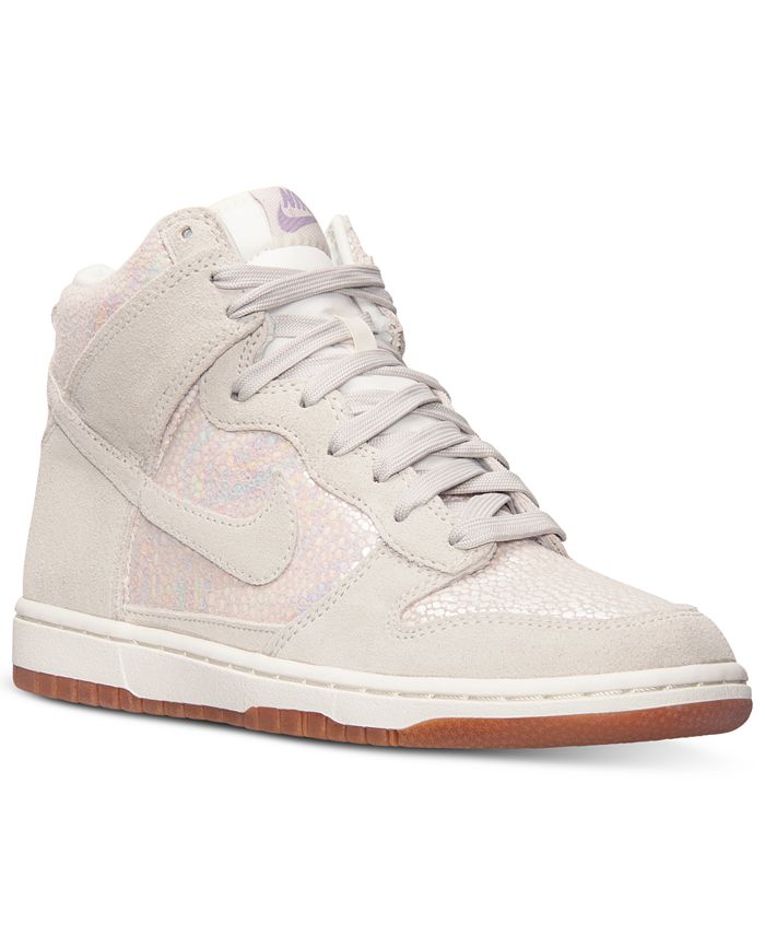 Nike Women's Dunk High Premium Casual Sneakers from Finish Line Reviews - Finish Line Women's Shoes - Shoes - Macy's