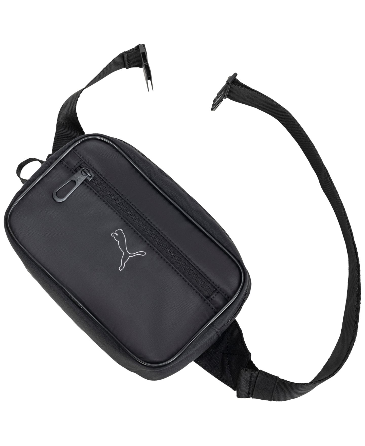 Мужская сумка Puma Troop Logo Waist Pack, цвет: Чёрный — фото 4