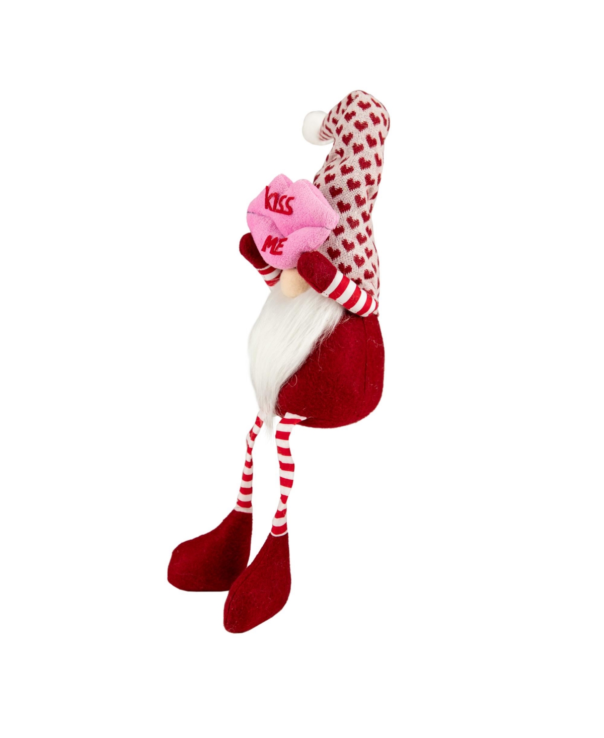 Shop Northlight 23" Sitting Kiss Me Lips Valentine's Day Gnome In Red