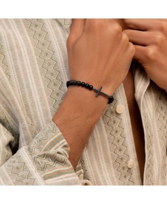 Men's Rooted Faith - Lava Cross Bracelet