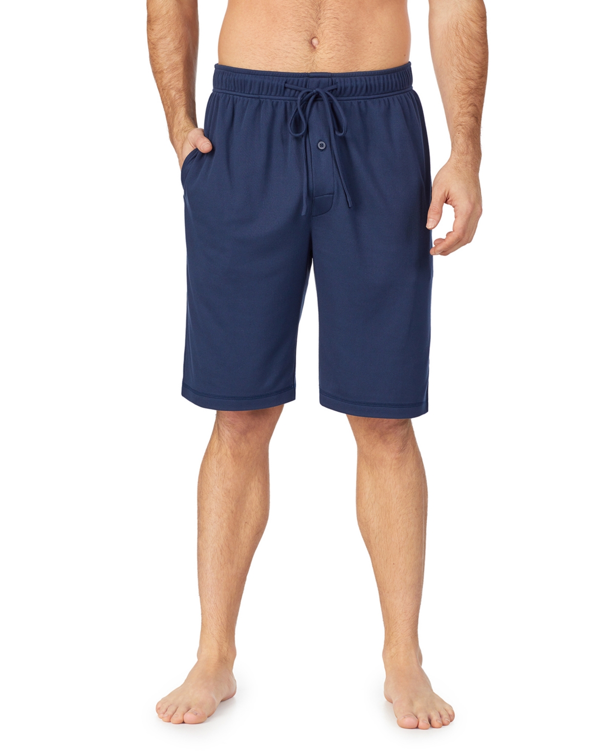 Men's Far-Infrared Enhance Sleep Drawstring Shorts - Navy