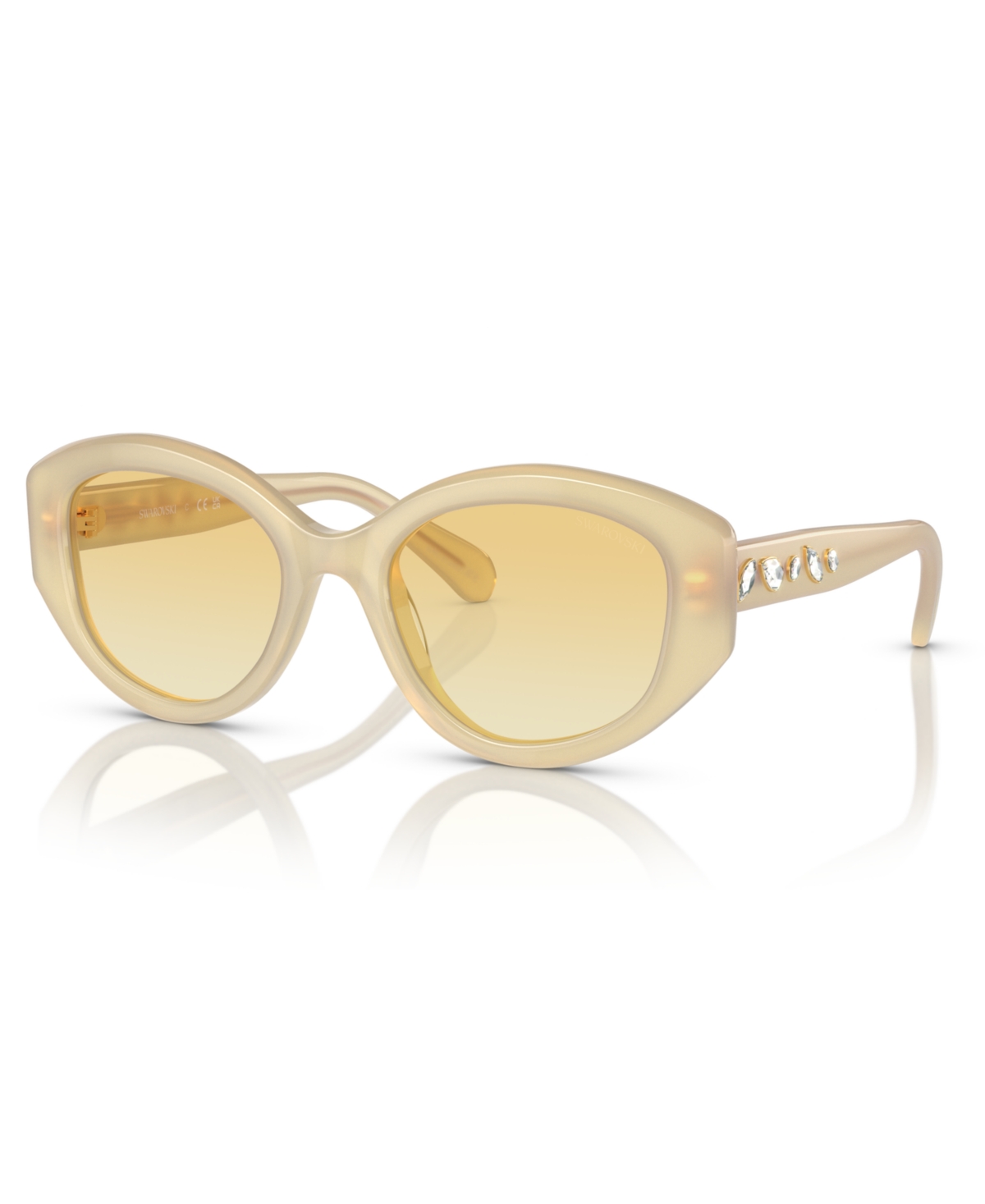 Swarovski Women's Sunglasses, Gradient Sk6005 In Opal Yellow