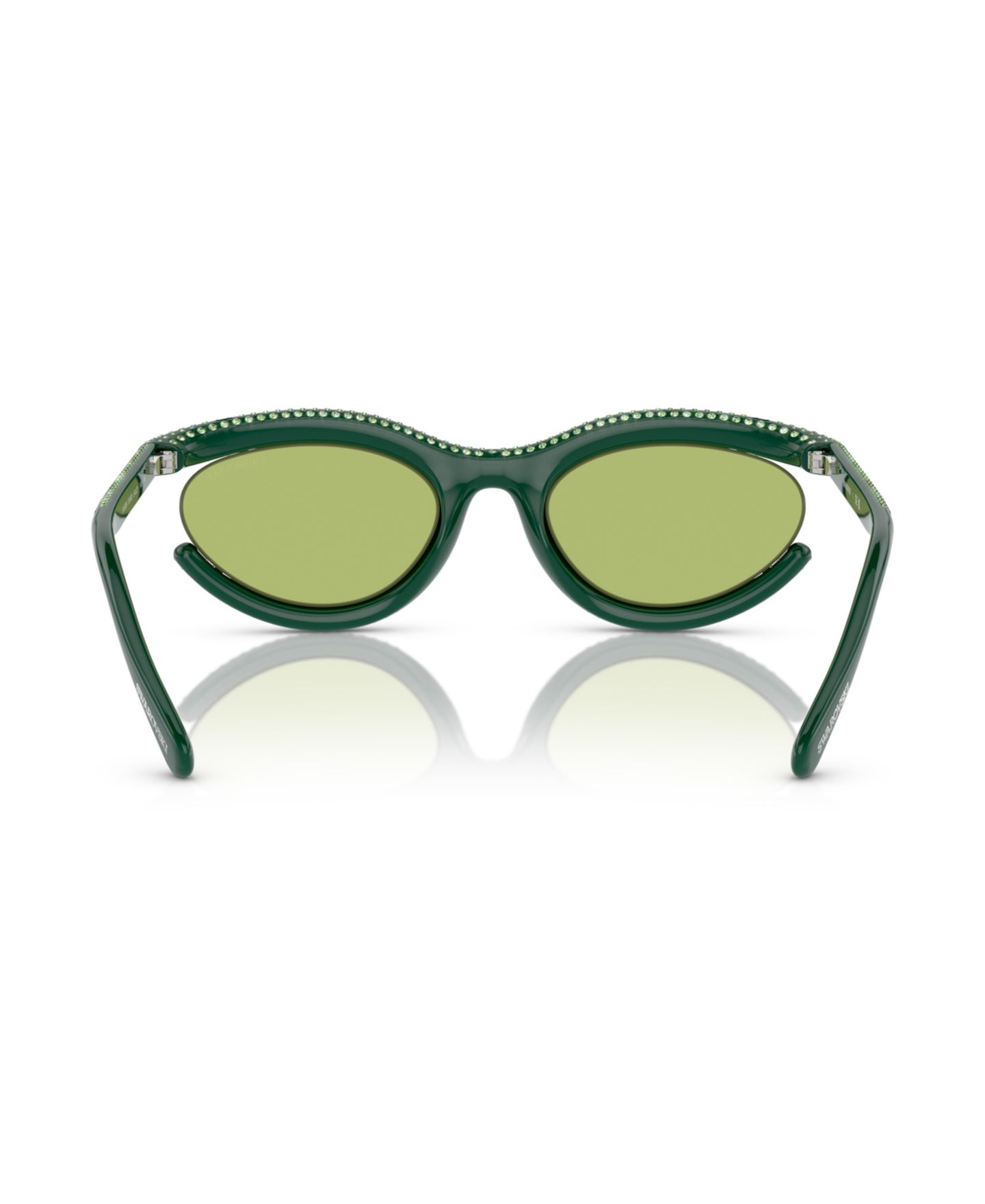Женские солнцезащитные очки Swarovski Sunglasses SK6006, цвет: Светлый зелёный — фото 4