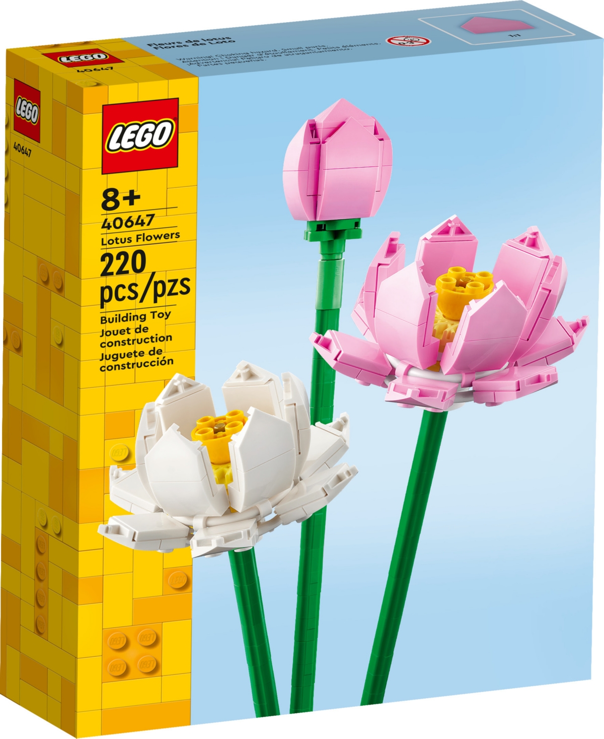 Lego Lotus 40647 Botanical House Plant Toy Building Set In Multicolor