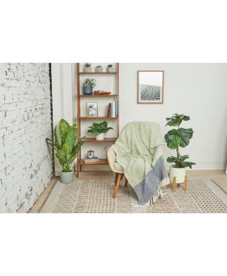 Jason Handwoven Reversible Cotton Throw Blanket, 50" x 60"