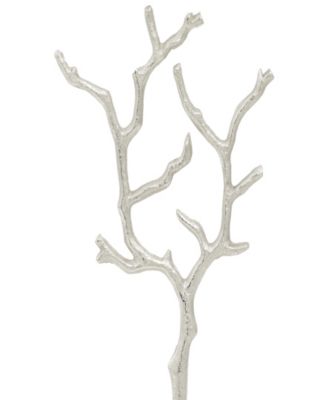 Real Marble Tree Jewelry Stand with Rectangular Base, 9&amp;quot; x 3&amp;quot; x 13&amp;quot;