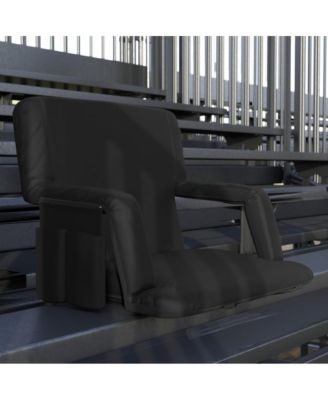 one pack Lightweight Metal Frame With Armrests & Backpack Straps Extra Wide Portable Stadium Chair