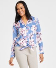 Macys floral blouses shop