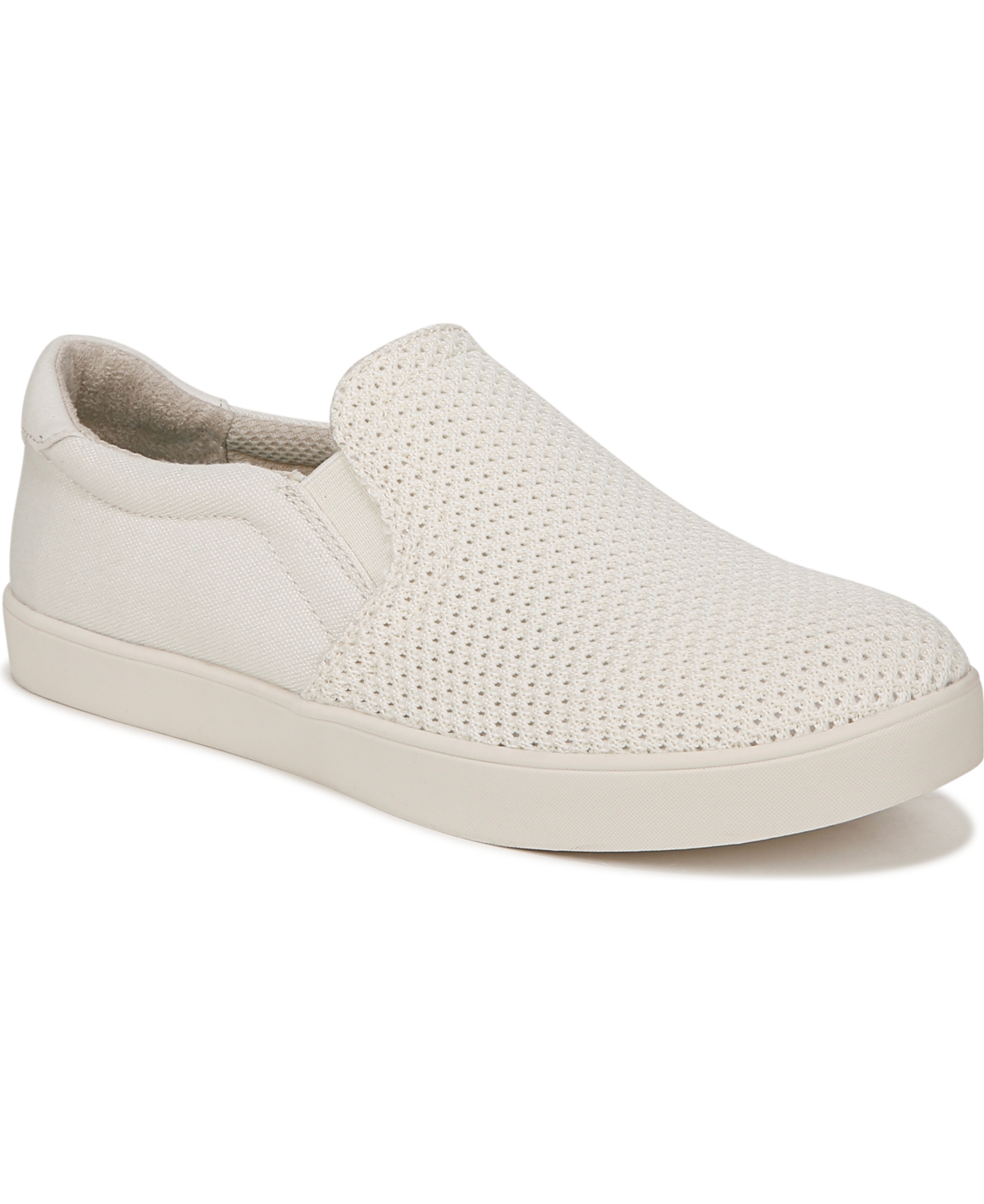 Dr. Scholl's Women's Madison Mesh Slip-on Sneakers In Off White Fabric