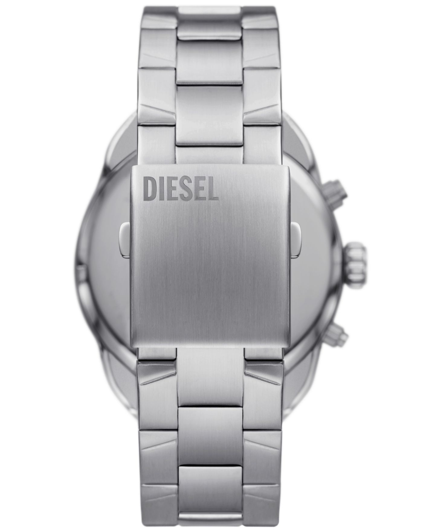Мужские часы Diesel Spiked Chronograph Silver-Tone Stainless Steel Watch 49mm — фото 3