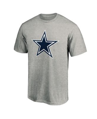 Men's Heathered Gray Dallas Cowboys Primary Logo T-shirt