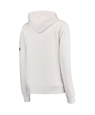 Women's White Alabama Crimson Tide Big Logo Pullover Sweatshirt