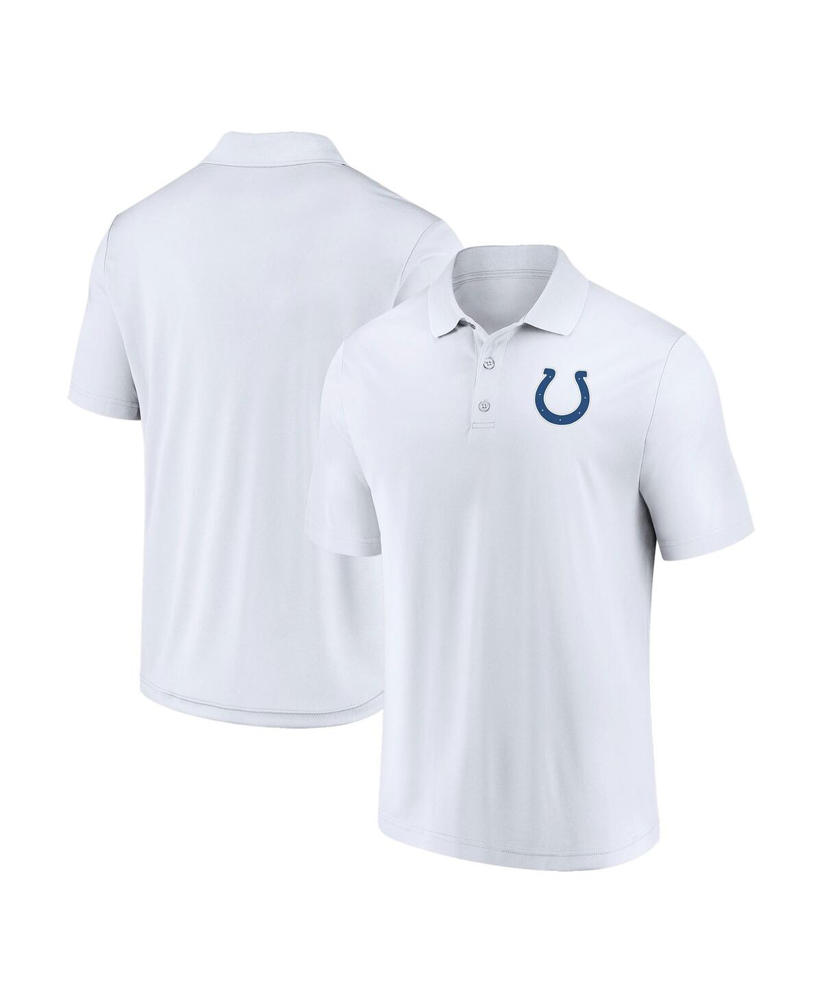 Shop Fanatics Men's  White Indianapolis Colts Component Polo Shirt