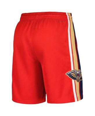 Men's Red New Orleans Pelicans Statement Edition Swingman Shorts