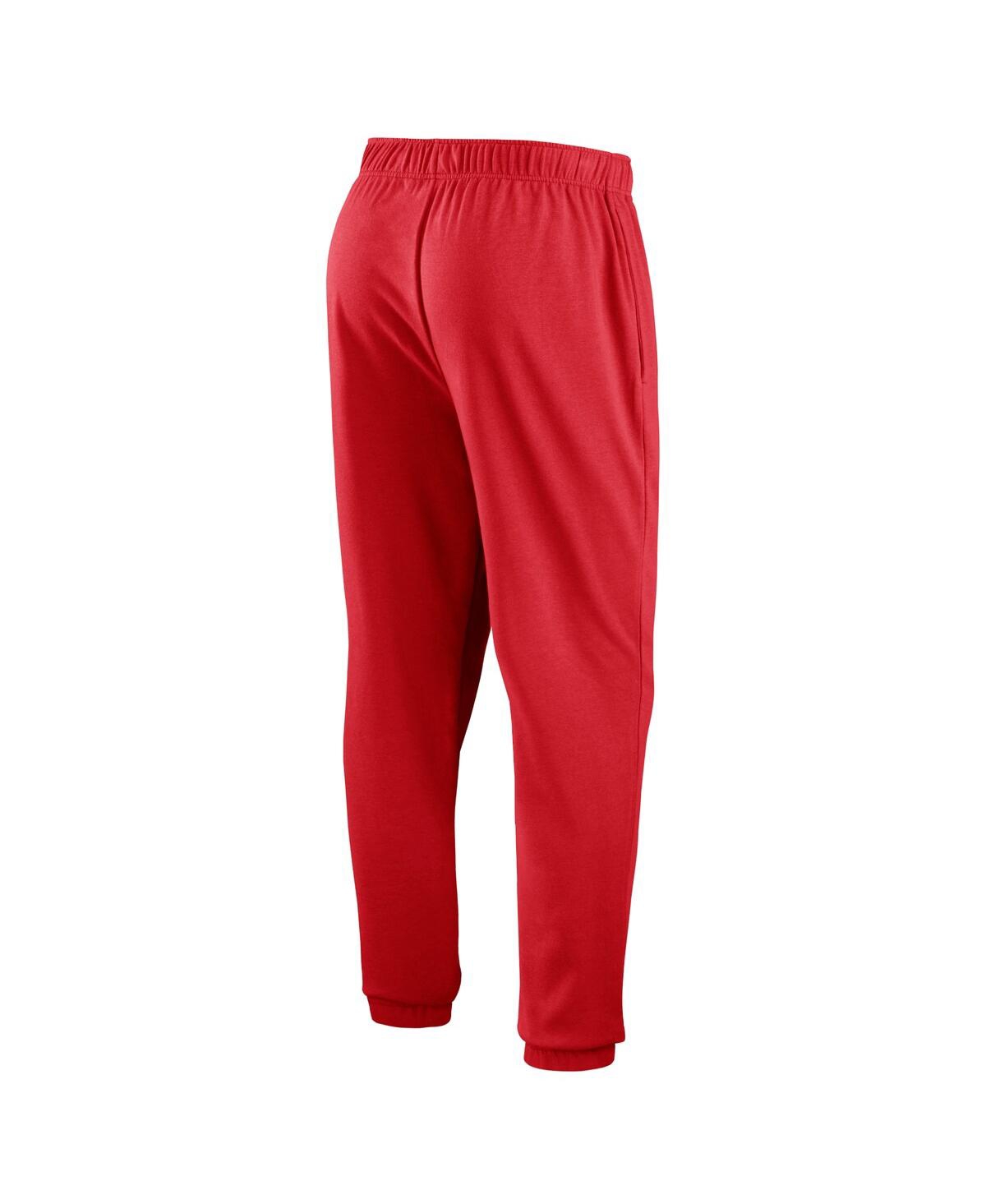 Shop Fanatics Men's  Red Chicago Bulls Big And Tall Chop Block Pants