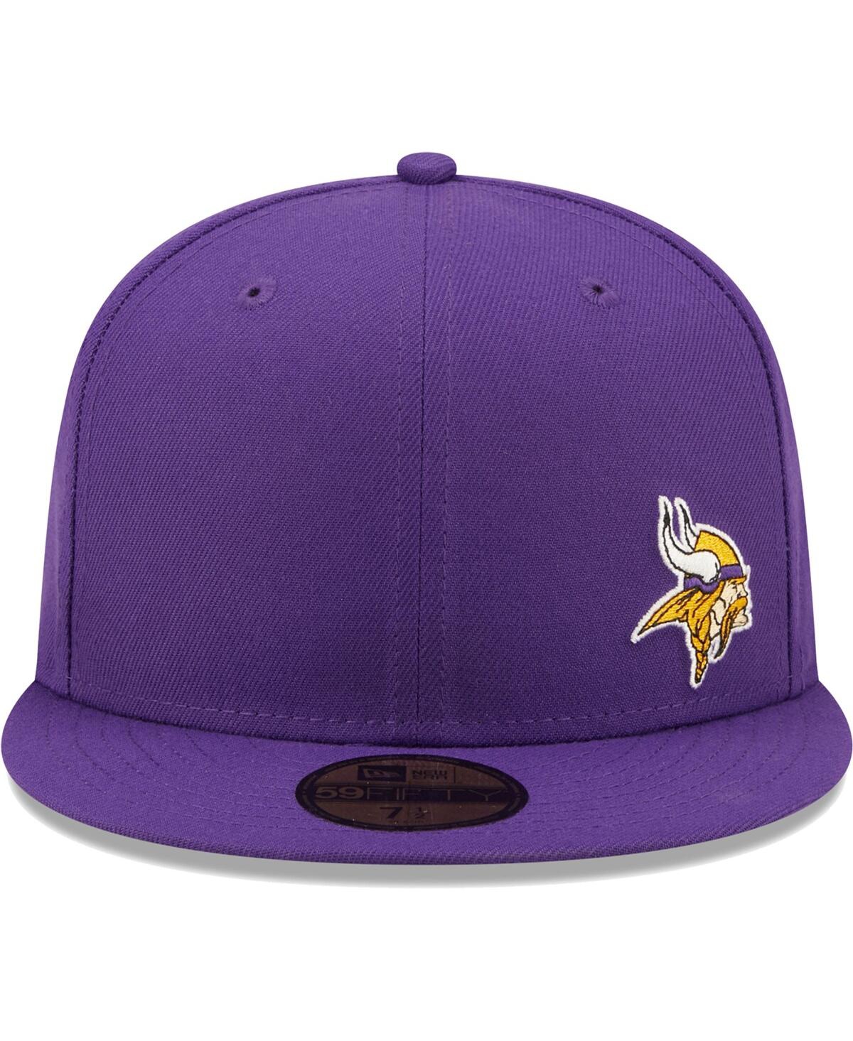 Men's New EraMinnesota Vikings Flawless 59FIFTY Fitted Hat - Purple