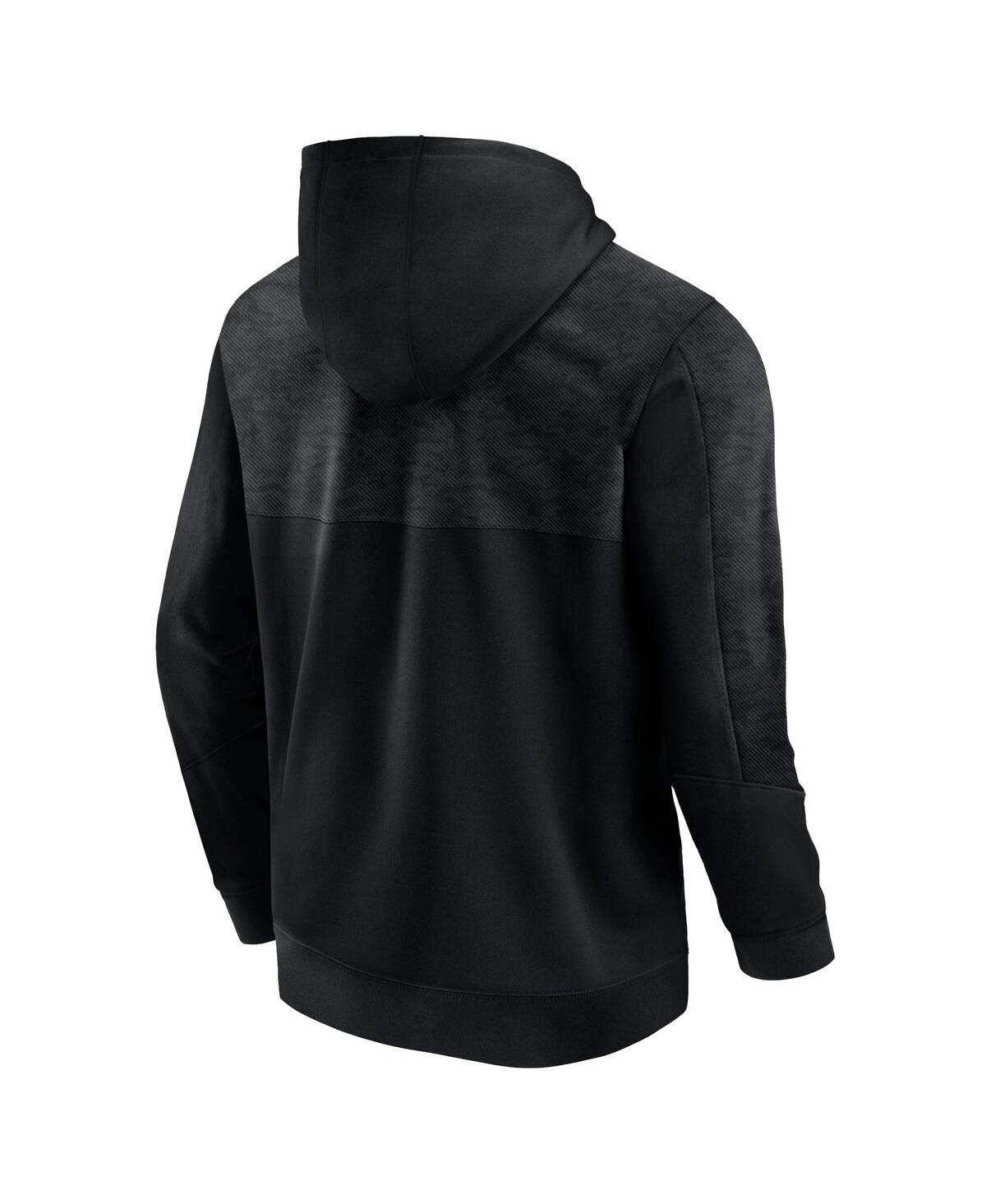 Men's FanaticsWisconsin Badgers Defender Pullover Hoodie - Black