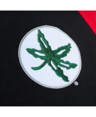 Men's Black Ohio State Buckeyes Legendary Slub Raglan Long Sleeve T-shirt