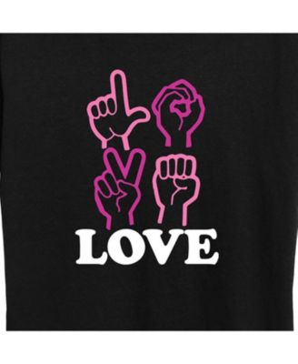 Air Waves Trendy Plus Size Valentine's Day Graphic T-shirt