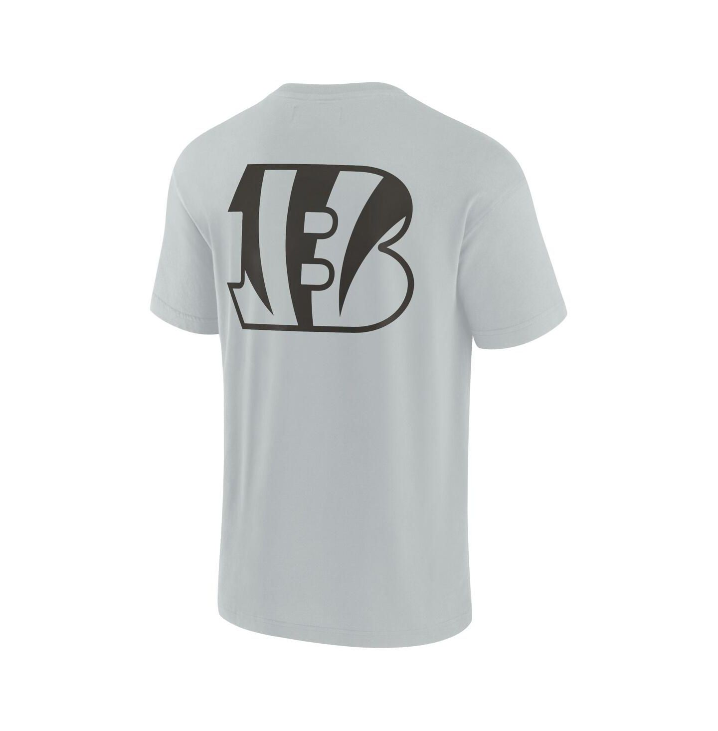 Футболка Fanatics Signature Gray Cincinnati Bengals Super Soft Short Sleeve — фото 2