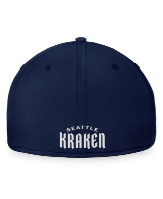 Men's Deep Sea Blue Seattle Kraken Fundamental Flex Hat