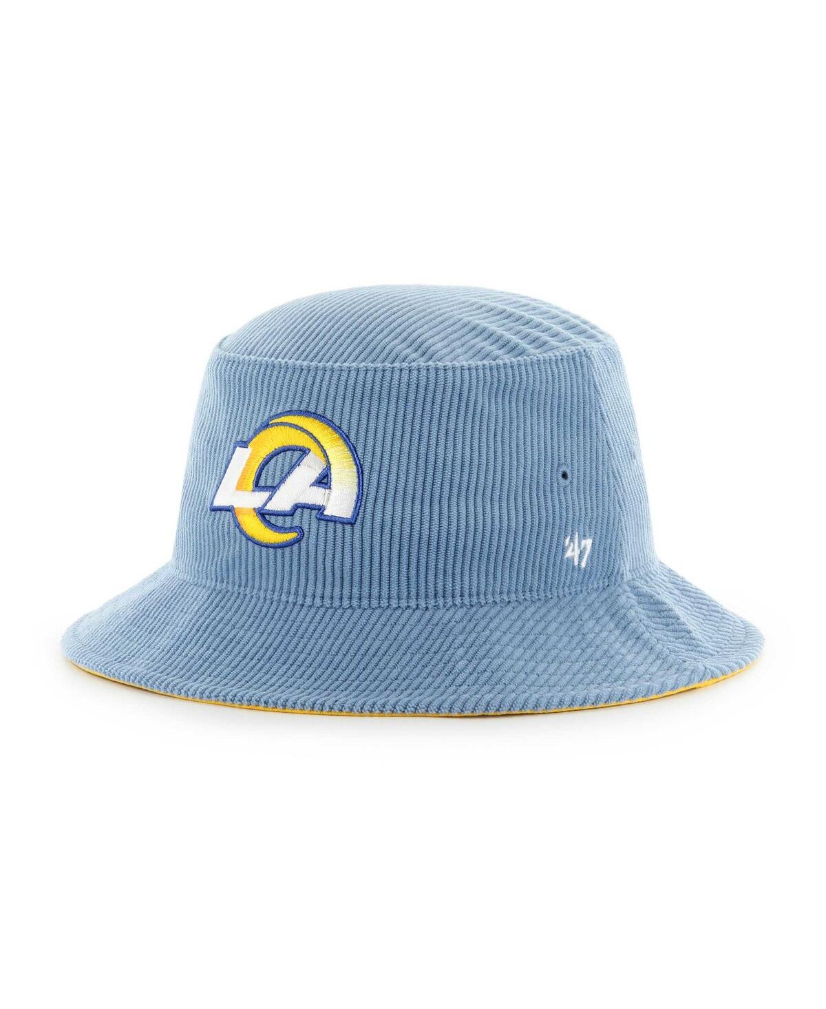 47 Brand Men's ' Powder Blue Los Angeles Rams Thick Cord Bucket Hat