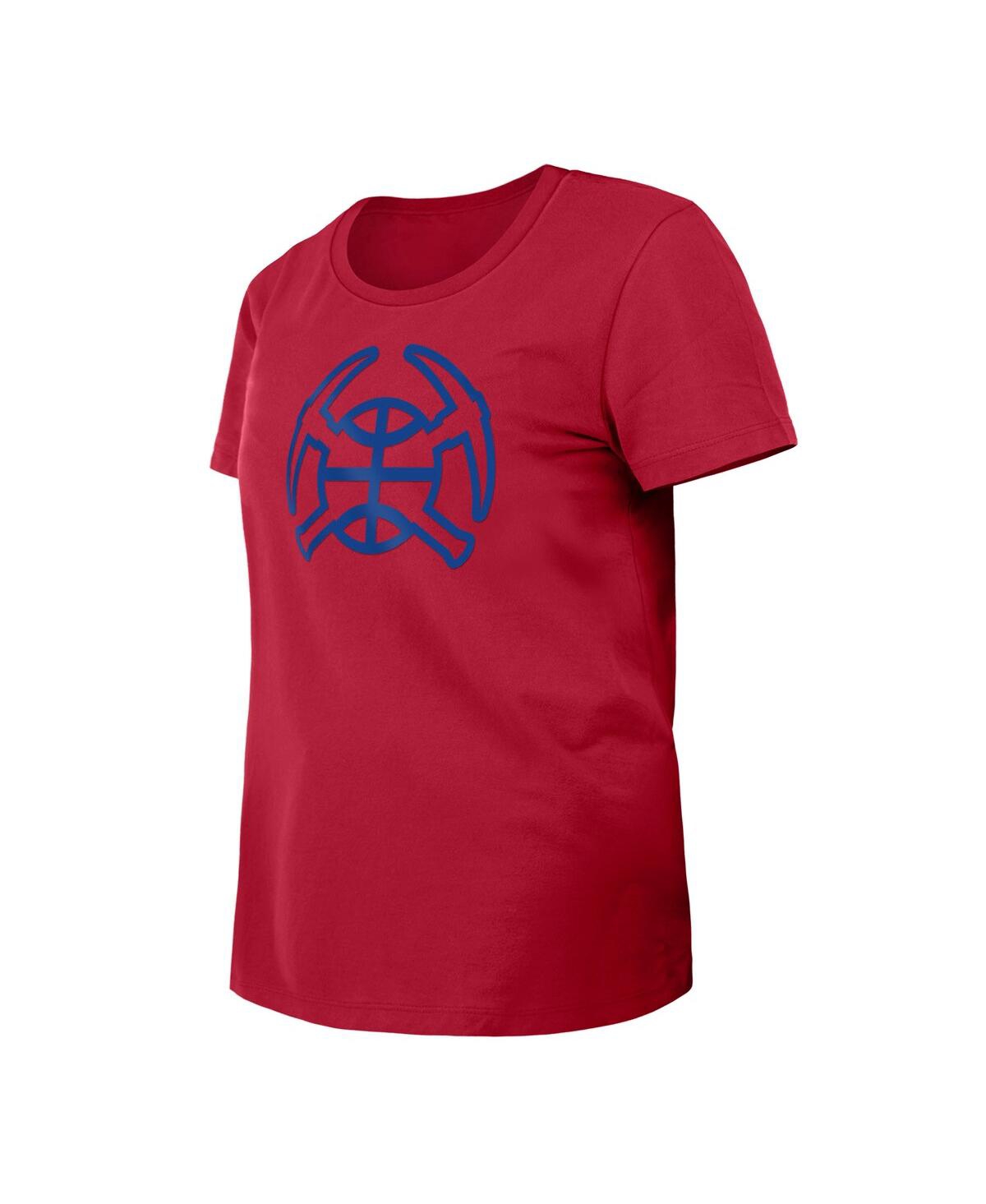 Shop New Era Women's  Red Denver Nuggets 2023/24 City Edition T-shirt