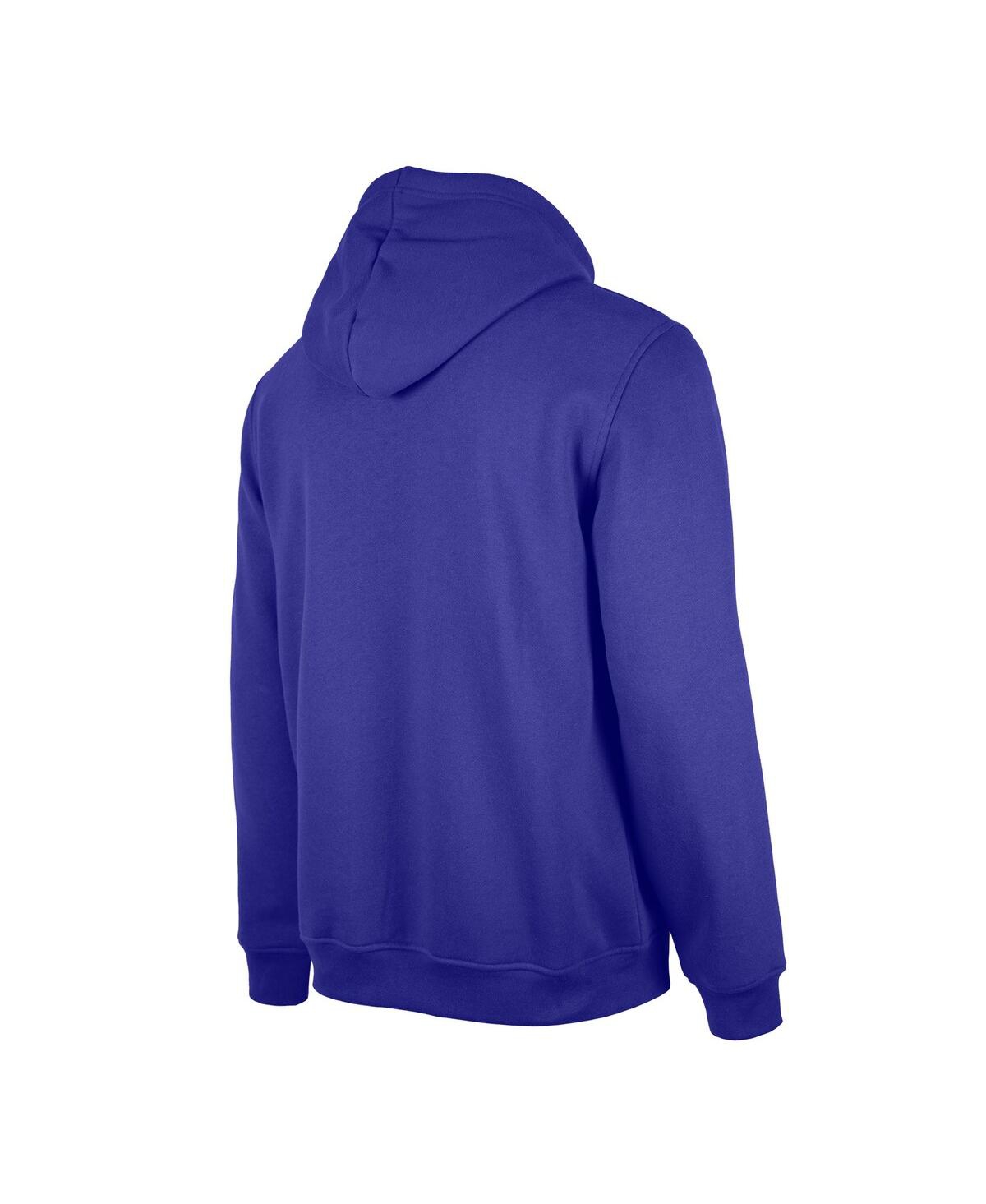 Men's New EraLos Angeles Lakers Big and Tall 2023/24 City Edition Jersey Pullover Hoodie - Purple