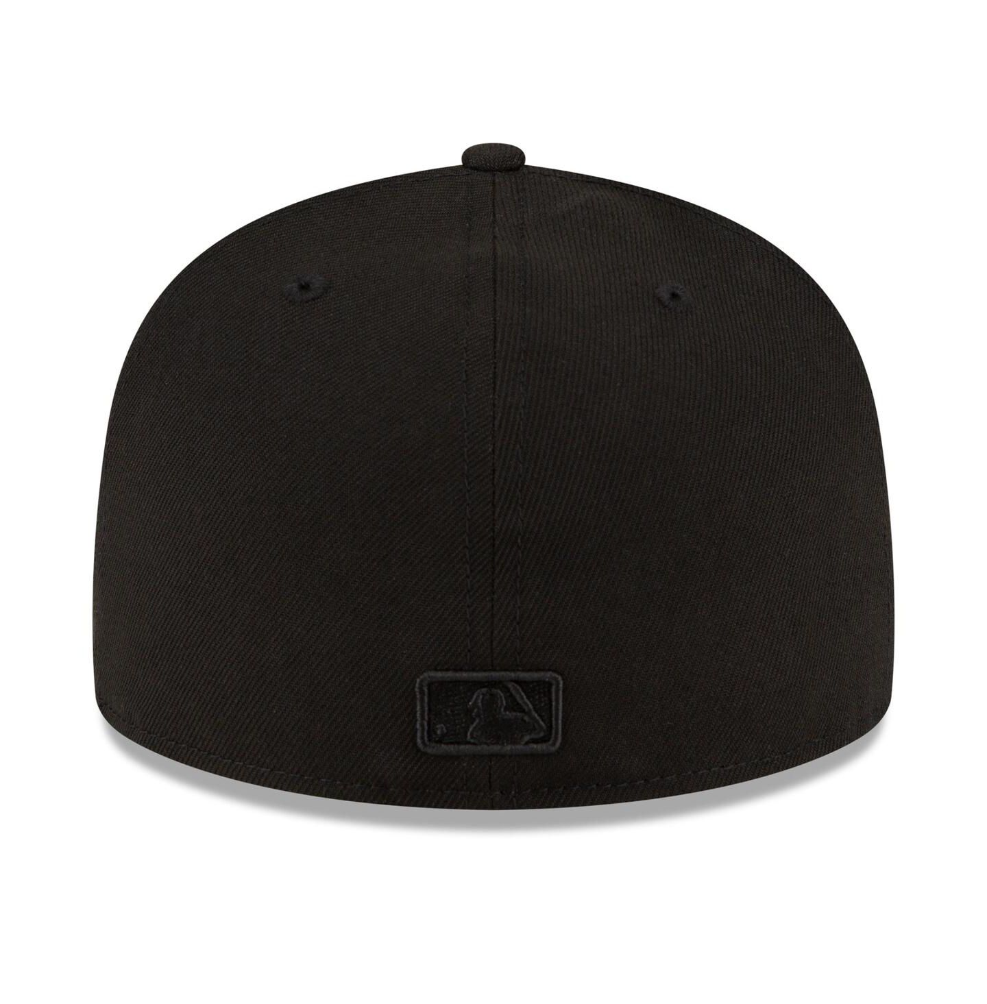 Мужская кепка New Era Arizona Diamondbacks Black on Black 59FIFTY Fitted Hat — фото 4