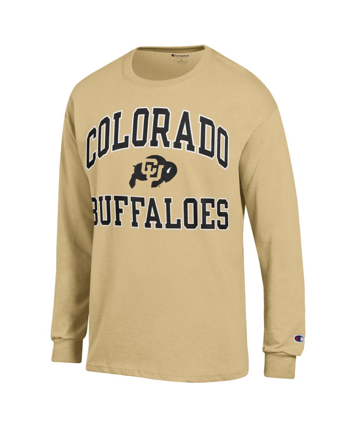 Men's ChampionColorado Buffaloes High Motor Long Sleeve T-shirt - Gold
