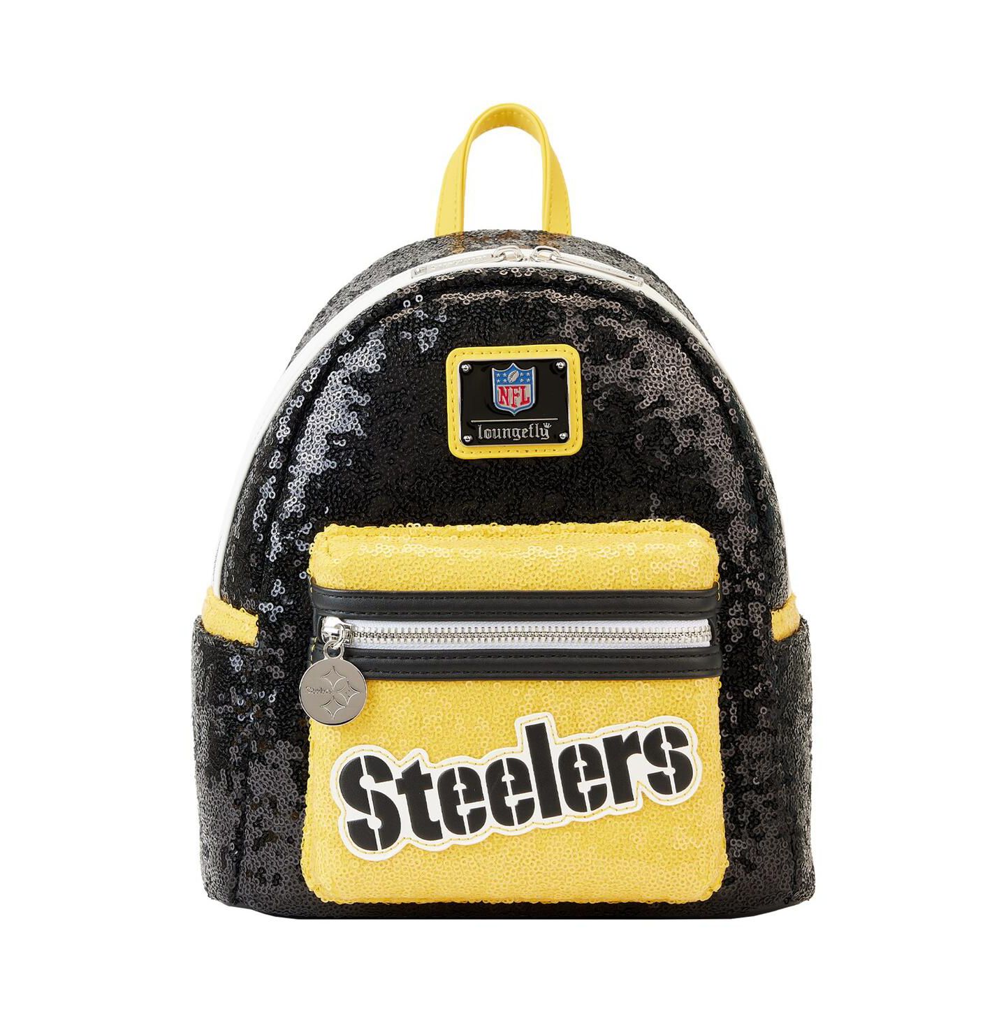 Рюкзак Loungefly and Pittsburgh Steelers Sequin Mini — фото 1