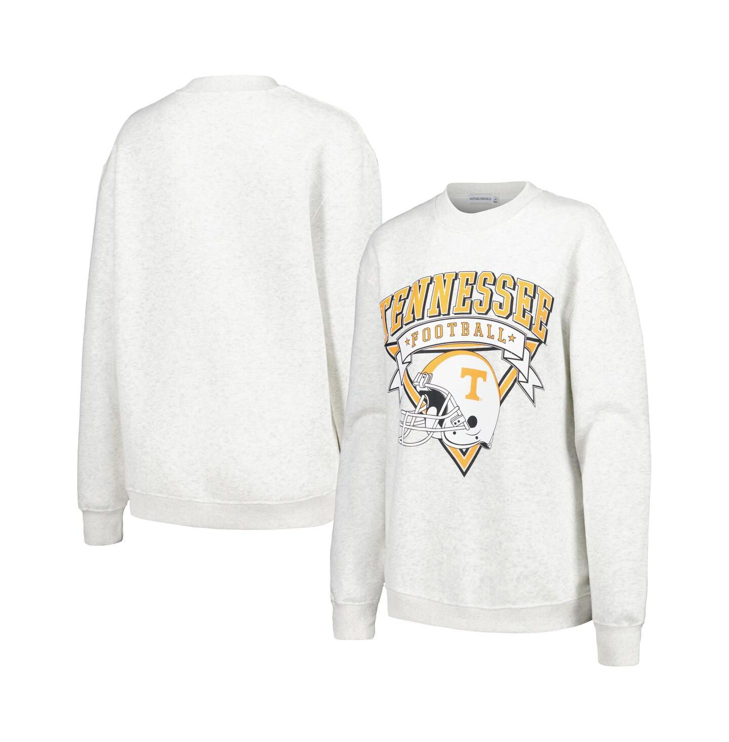 Женская толстовка Established & Co. Ash Tennessee Volunteers Logo Pullover — фото 1