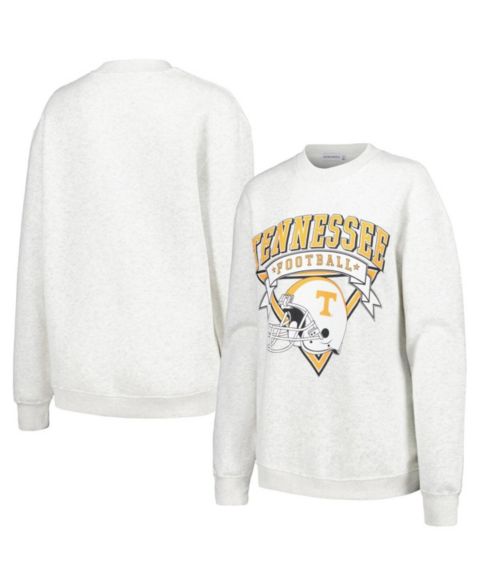 Женская толстовка Established & Co. Ash Tennessee Volunteers Logo Pullover