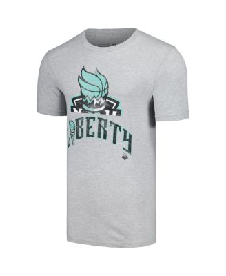 Men's and Women's Heather Gray Distressed New York Liberty Hometown T-shirt